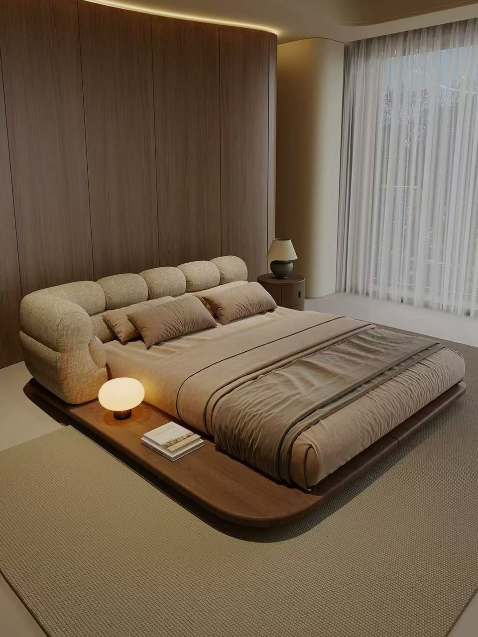 Low Platform Bed